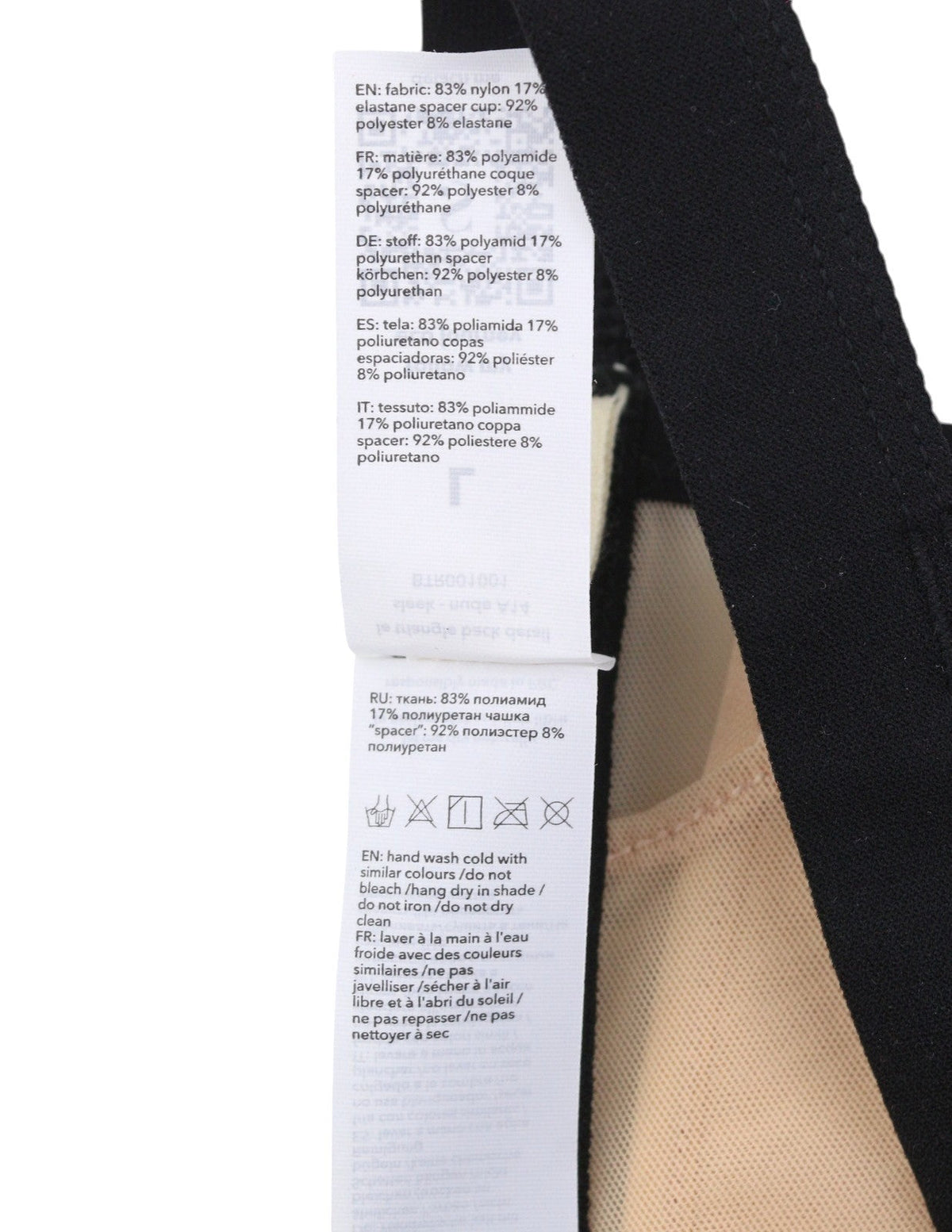Scandale Le Triangle detail chrbta Elegantné nahé ženy A14 Brafront Clip + 3 vypchávky