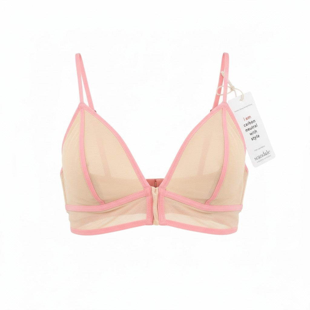 Scandale Le Triangle Spacer Cup Eleganckie, nude A14 Damskie wstawki Bramesh