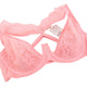 Scandale Le Balconnet Base Fit Sublime-coral Mulheres Brasheer Laces em forma de V