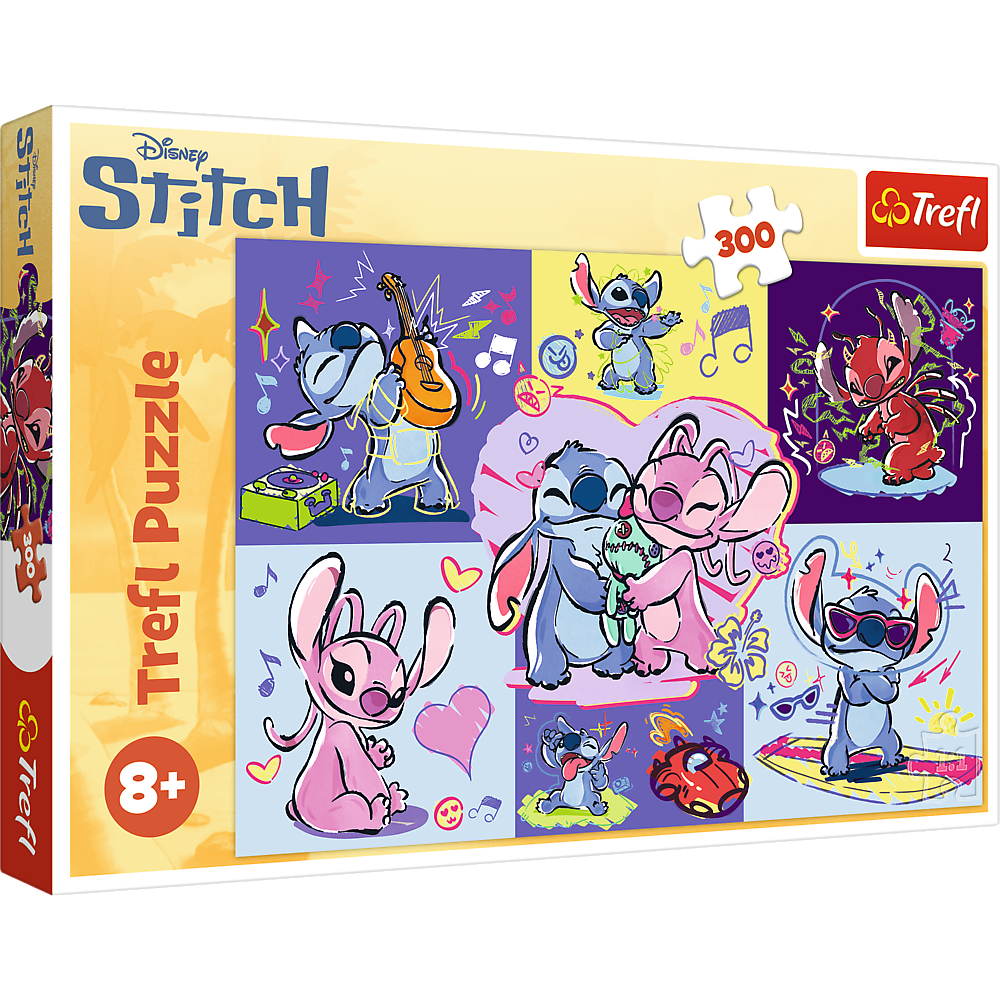 Puzzle – 300 Pieces – Spirited Stitch – Disney Lilo And Stitch Trefl 23033