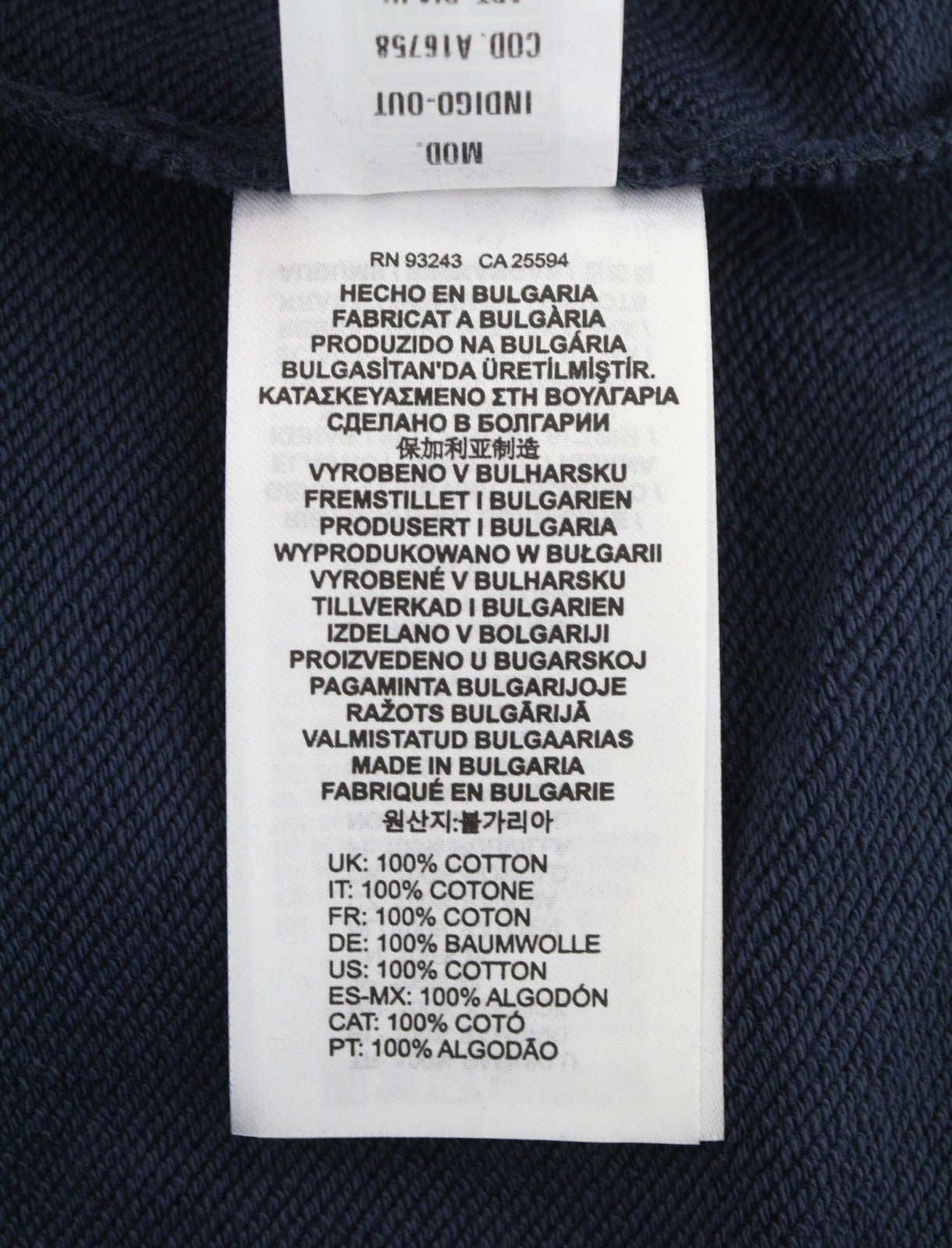 Sweatshirt Indigo-out