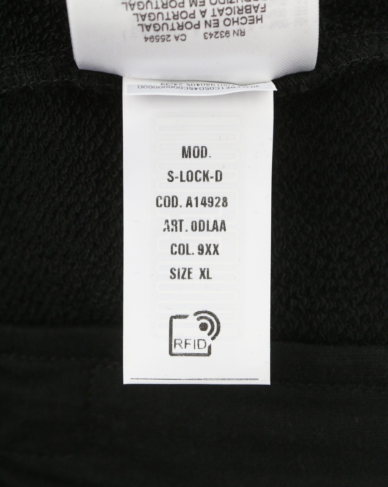 Pánská mikina Diesel S-lock-d Černá Vysoký Neck Zip Track Top Rrp195