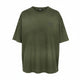 Diesel T-wash-out herrtröja 2xl grön blekt trikå Oversized kortärmad