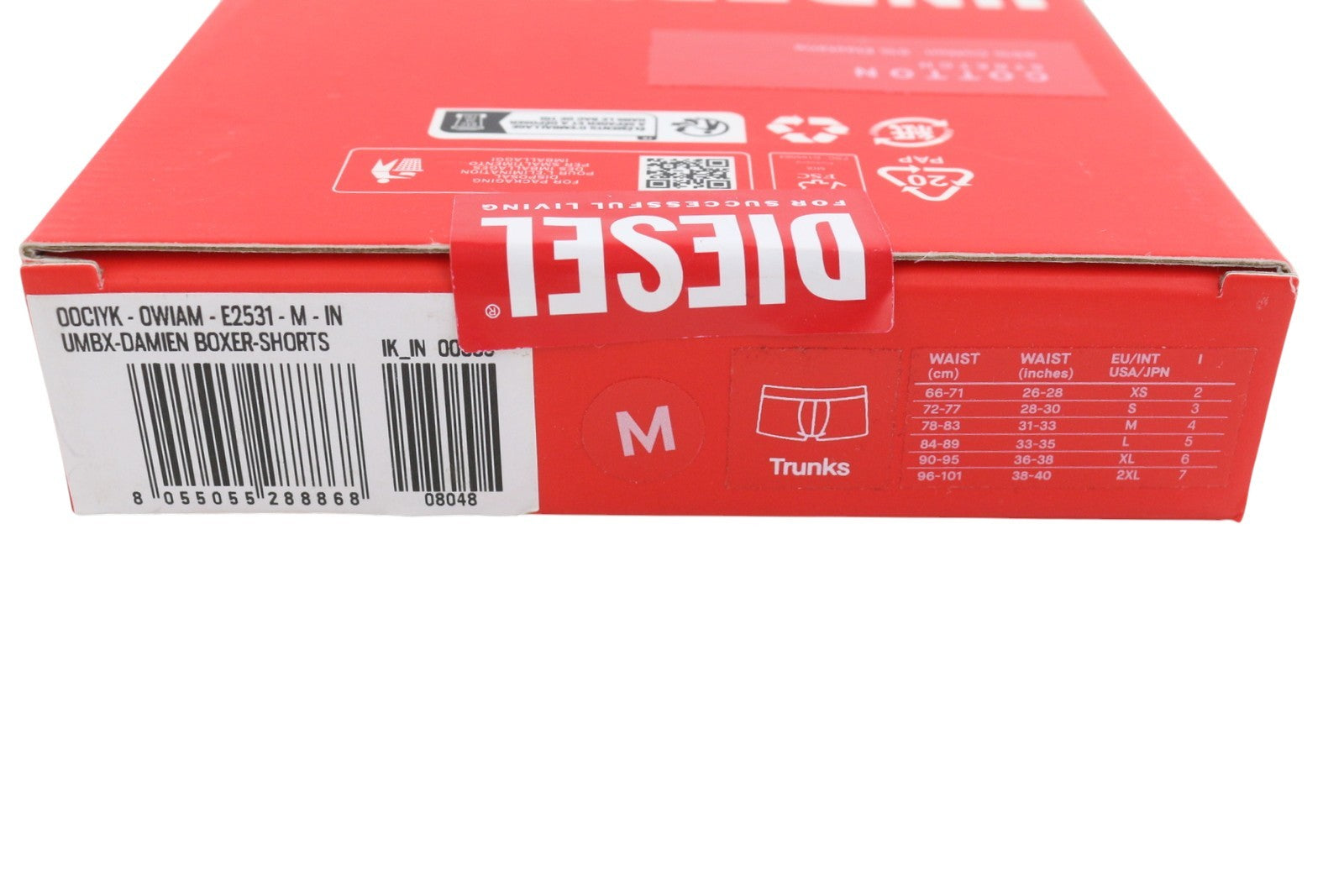Cueca Boxer Diesel Umbx-damien Masculina Cueca Camuflada