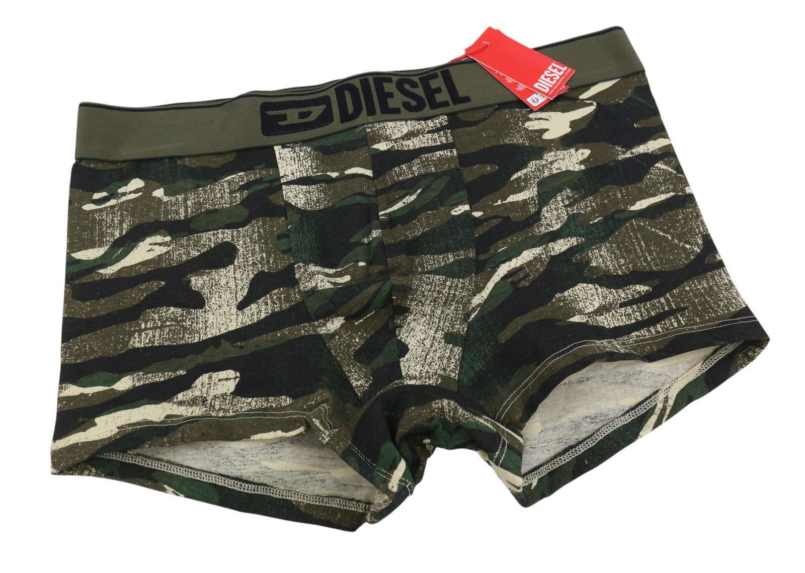 Diesel Umbx-damien Boxer-shorts Men Underwearcamouflage Trunks