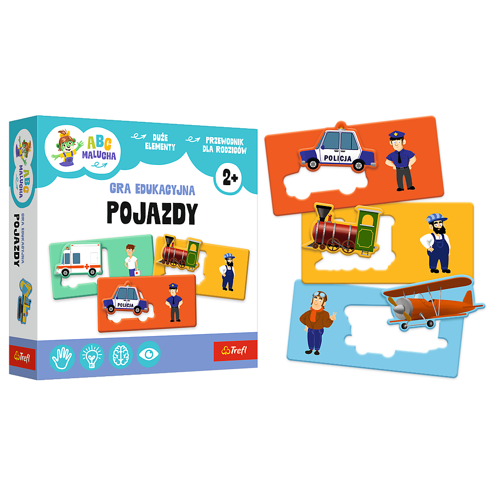 Game - Vehicles - Toddler Abc - Trefl 02907
