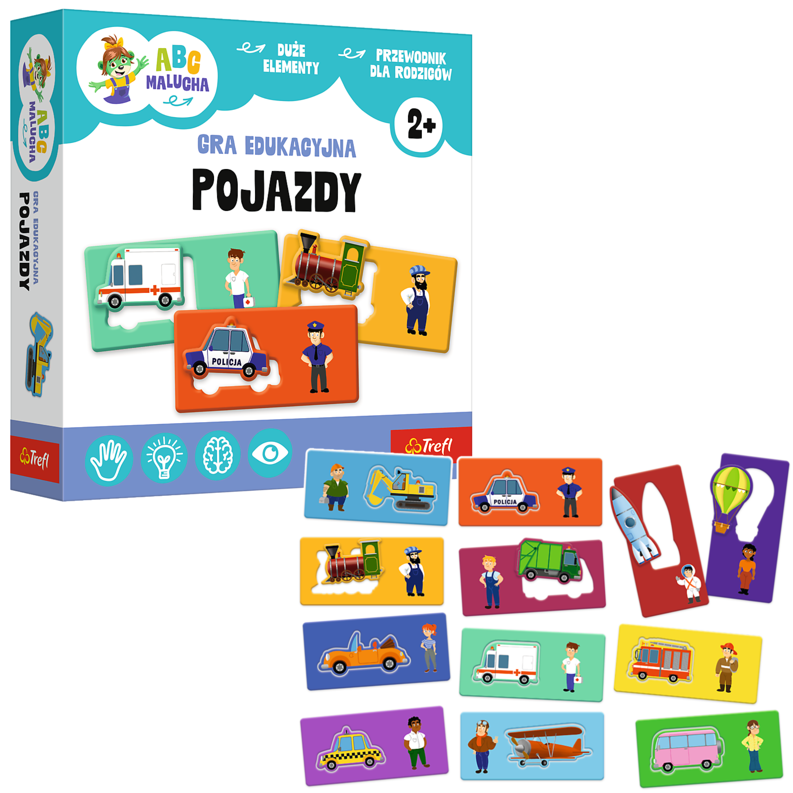 Game - Vehicles - Toddler Abc - Trefl 02907