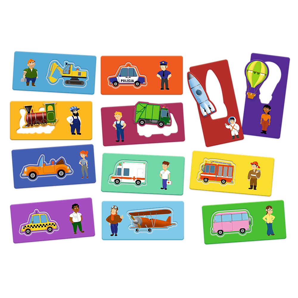 Game - Vehicles - Toddler Abc - Trefl 02907
