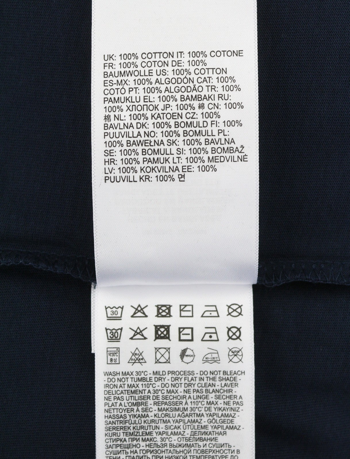 Pánské tričko Diesel T-diego-boss modré Tricot Crew Krk s krátkým rukávem