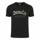Pánské tričko Diesel T-diego-boss 2xl Černá Tricot Crew Krk s krátkým rukávem