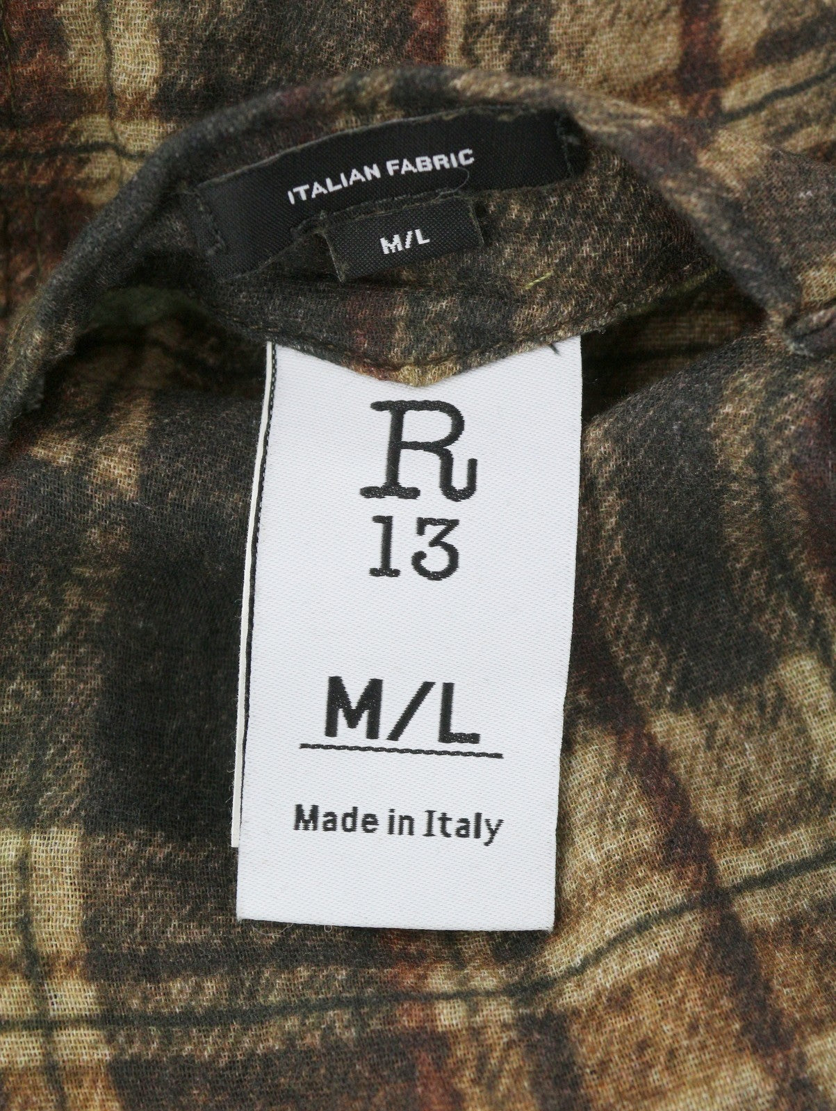 R13 oboustranná jumbo košile dámské se vzorem oversized Pf25 Rrp899