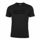 Diesel T-diegor-big-crew Men T-shirtblack Fluffy Logo Crew Neck Short Sleeve