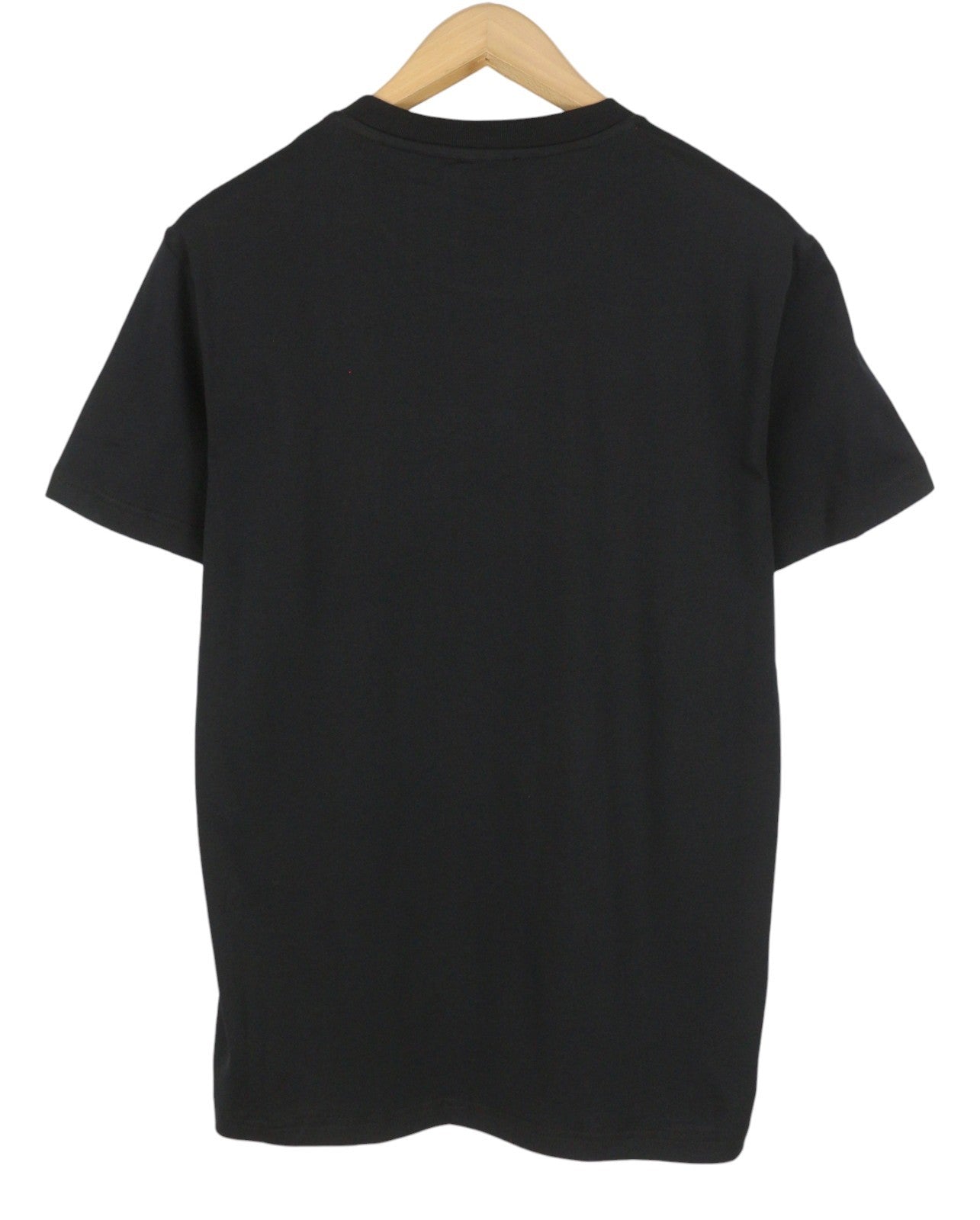 Diesel T-diegor-big-crew Men T-shirtblack Fluffy Logo Crew Neck Short Sleeve
