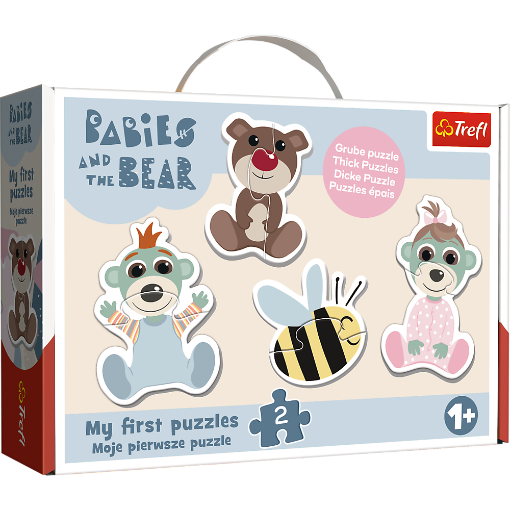 Puzzle - Baby Classic - Friendly Babies - Babies And Teddy Bear Trefl 36139