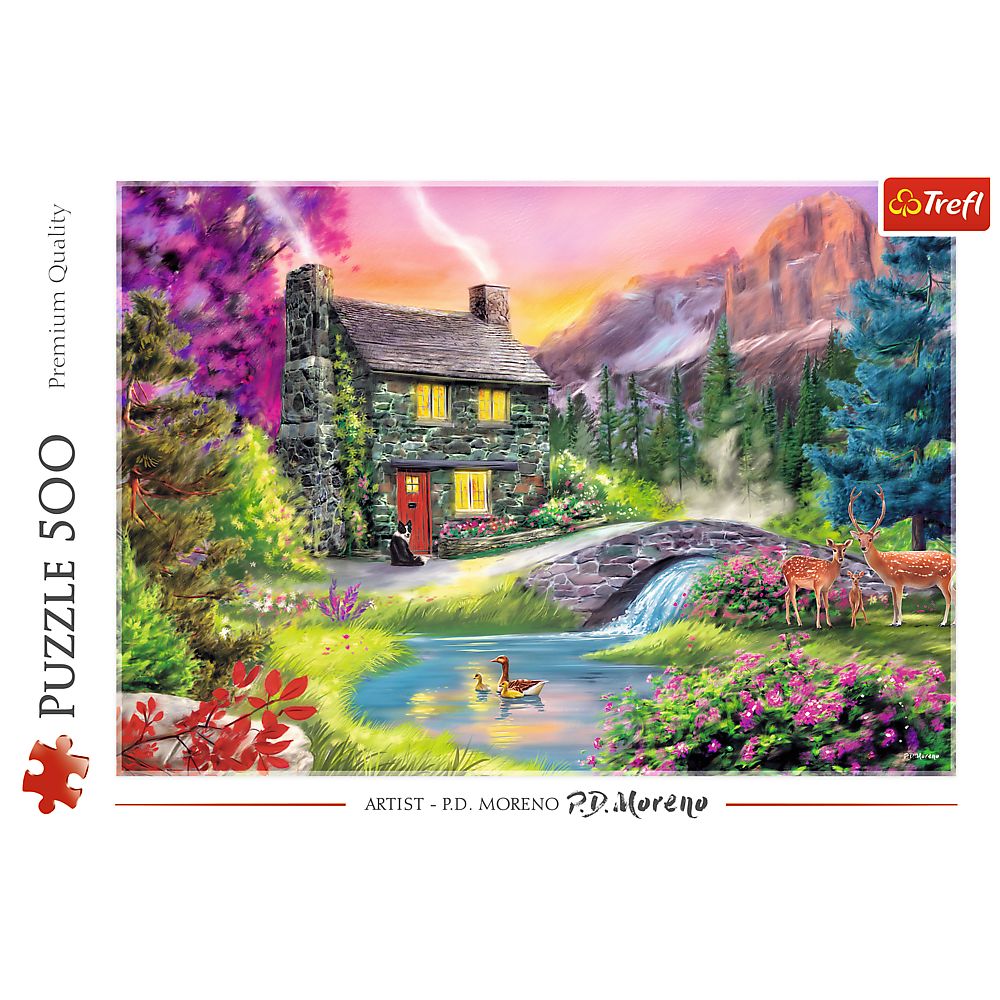 Puzzle – 500 Pcs – Mountain Idyll Trefl 37325