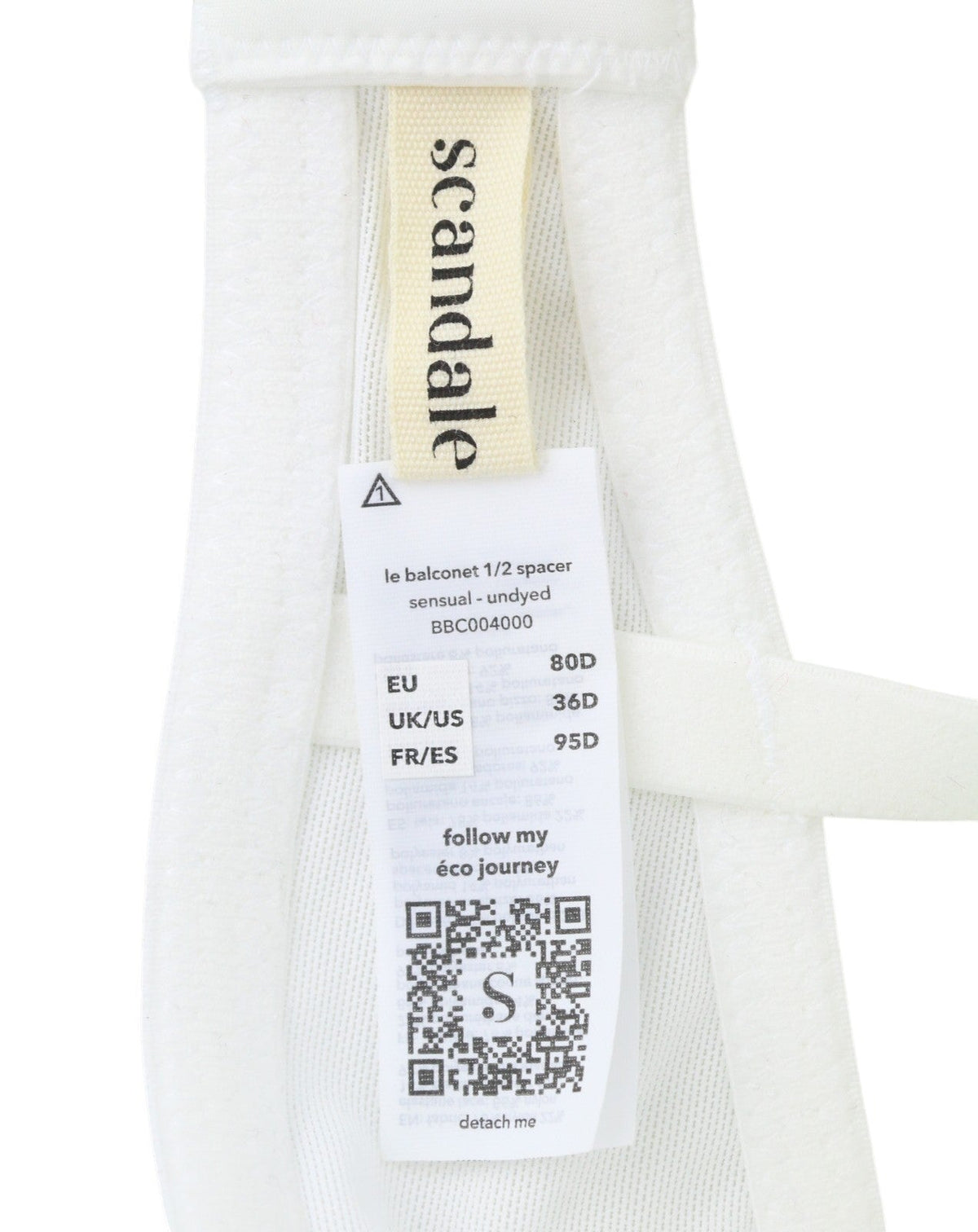 Scandale Le Balconet 1/2 Spacer Sensual-undyed Mulheres Brawhite Guipure Laces