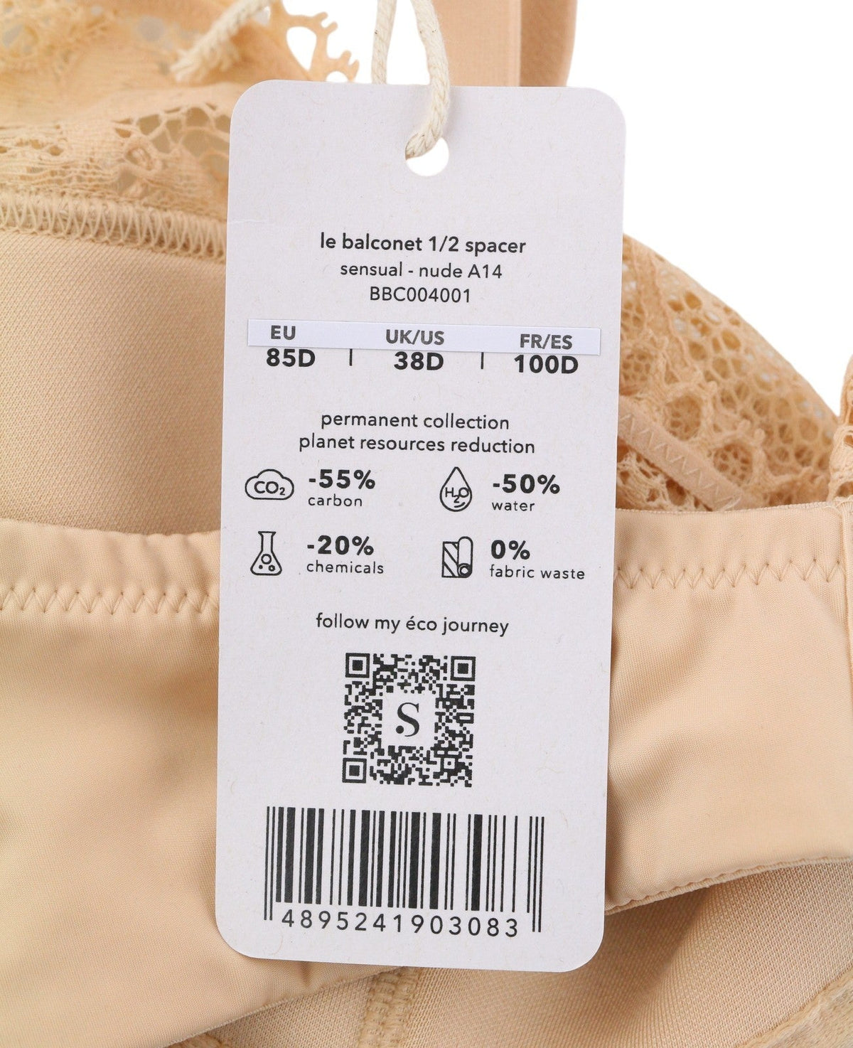 Šnúrky Scandale Le Balconet 1/2 Spacer Sensual-nude A14 Women Braguipure
