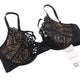 Scandale Plunge In Glamour Sujetador Con Aros Mujernegro Cordones De Guipur
