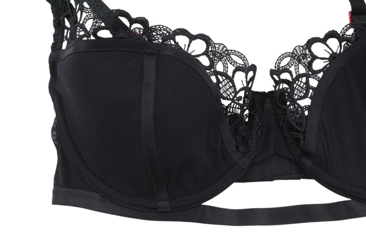 Scandale Le Balconet 1/2 Spacer Sublime-negro Mujer Sujetadornegro Cordones De Guipur