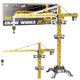 Remote Controlled Crane Rc Led Lights 360° Rotation 1:36 120 Cm