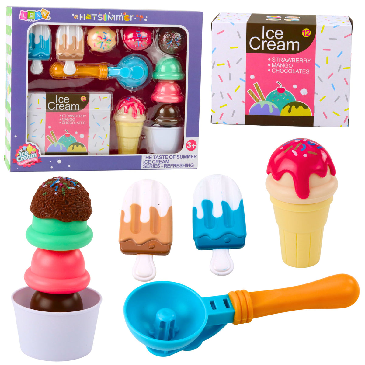 Sweets Set Ice Cream For Children Ice Cream Spoon Box 14 Pcs.
