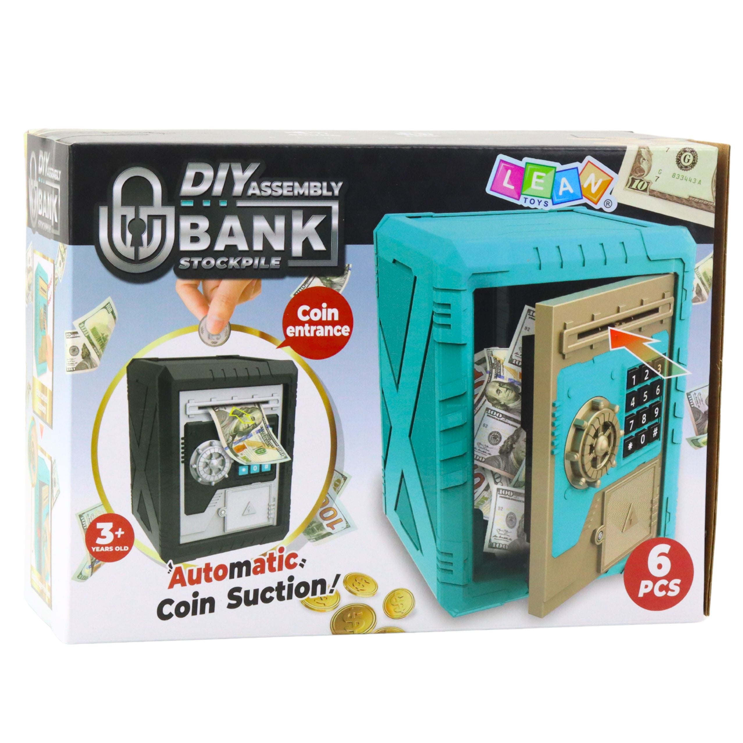 Safe Diy Piggy Bank To Assemble Electronic Piggy Bank Pin Sounds