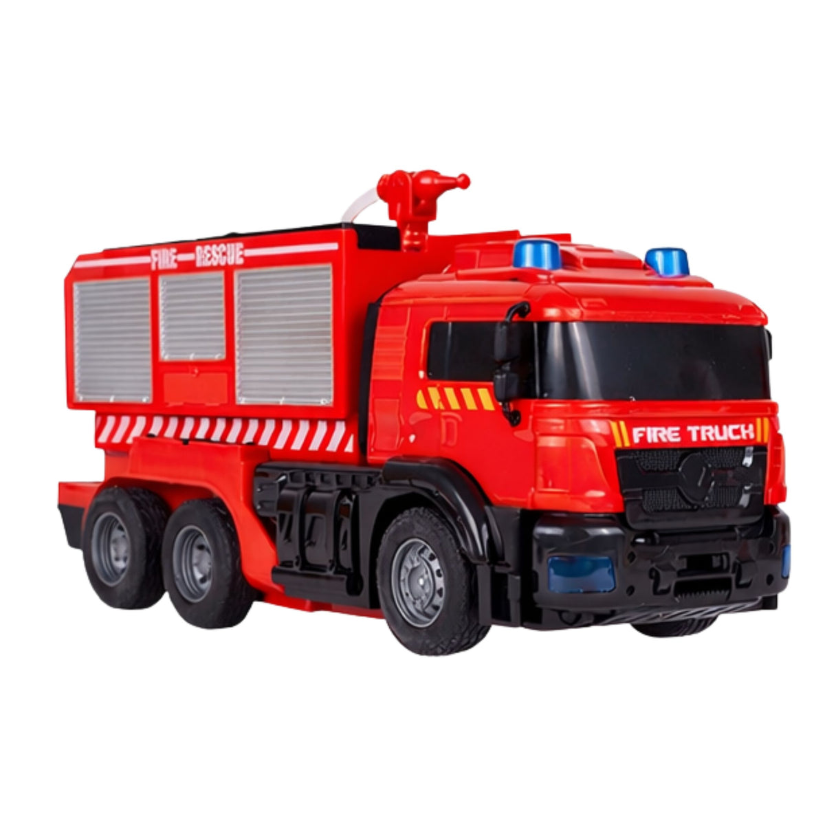 Firefighter Robot Car 2 In 1 Remote Controlled Rc Lights Sounds Water