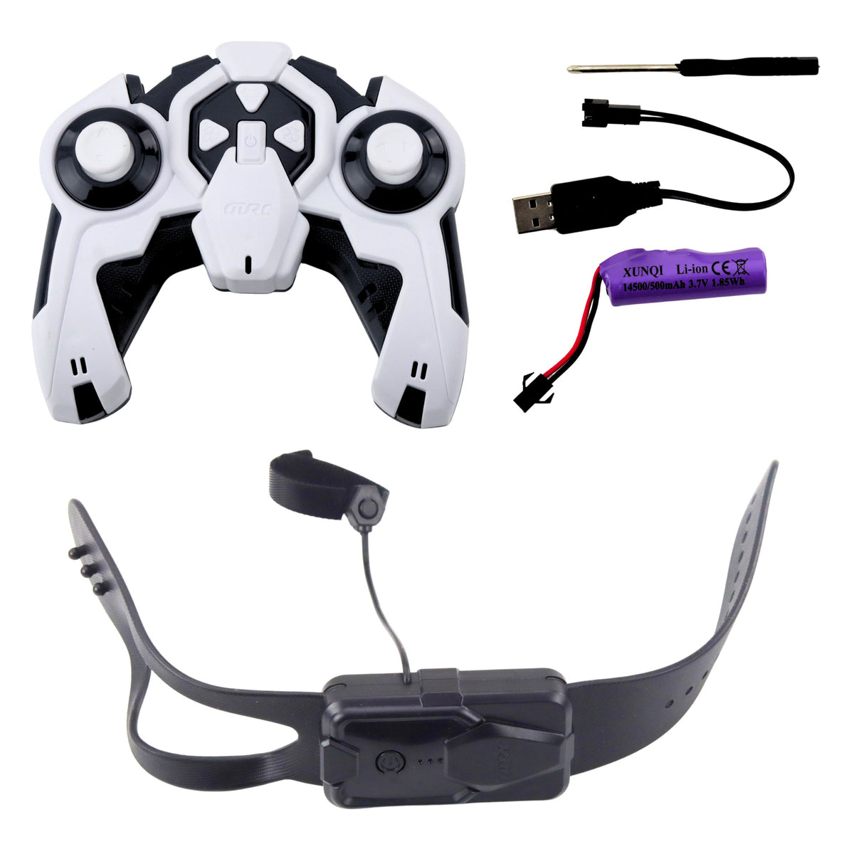 Tooby Robot Dog Remote Controlled Rc 360° Lights Sounds White And Purple