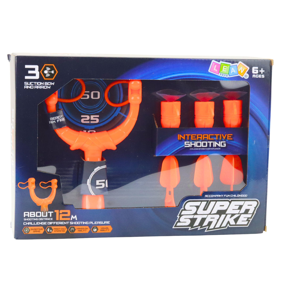 Shooting Set Skill Game Slingshot Darts With Suction Cups 3 Pcs.