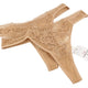 Scandale Le String Sensual-nude T17 Calcinha feminina delicada inserção de renda pacote com 2