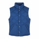 Gilet da uomo Scotch & Soda blu trapuntato reversibile mimetico bicolore
