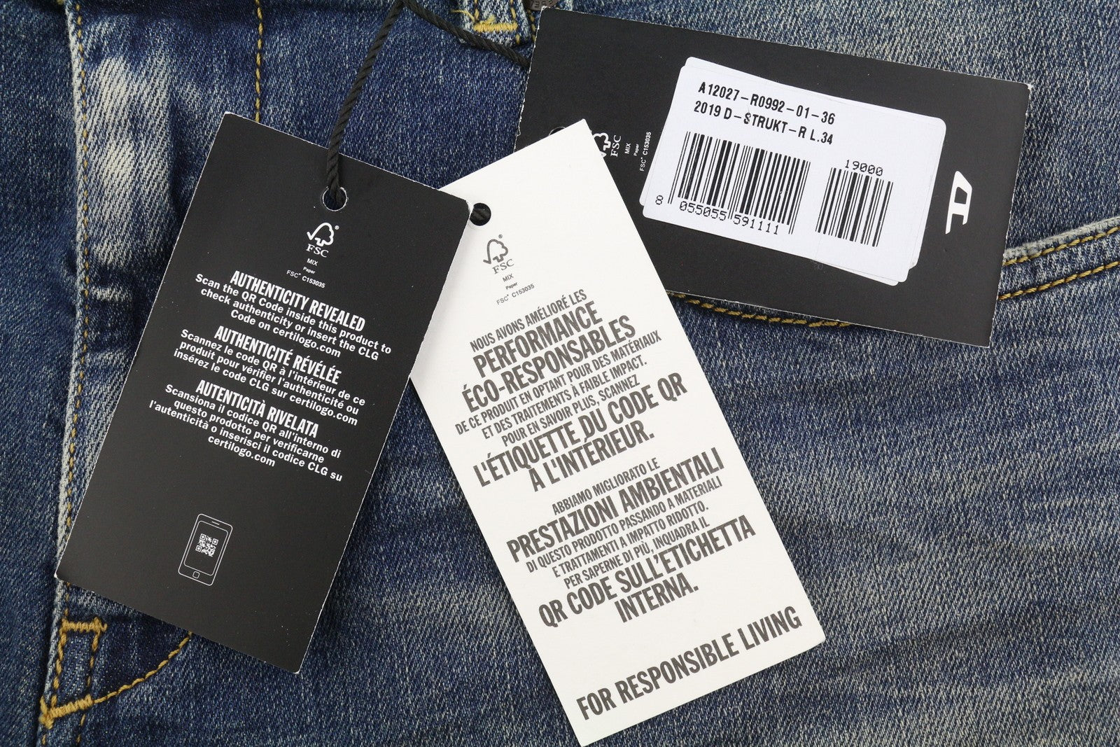 Jeans 2019 D-strukt R0992