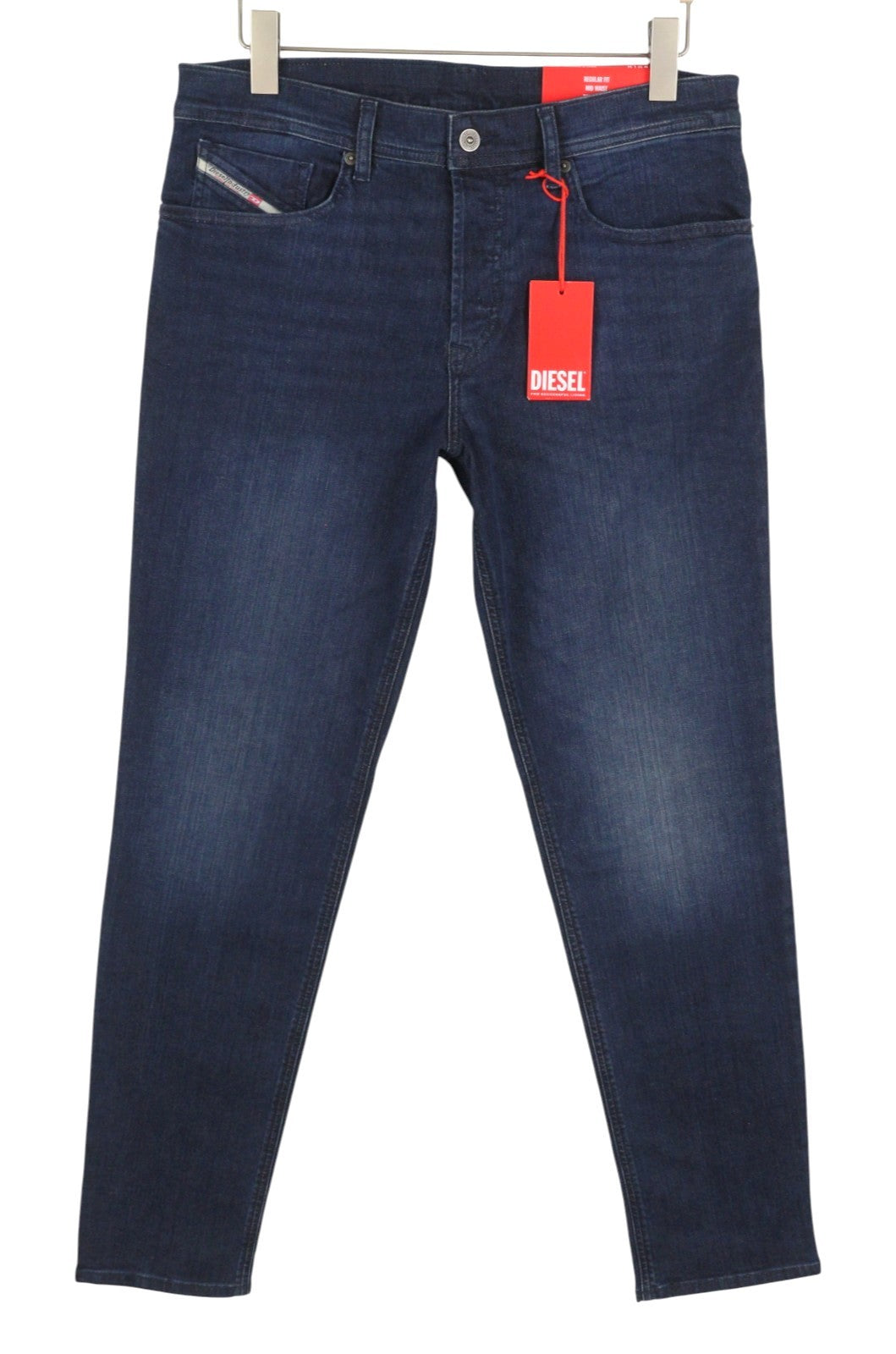 Diesel 2023 D-finitive 0cnaa Uomo Jeansblue Faded Regular Tapered Rrp150
