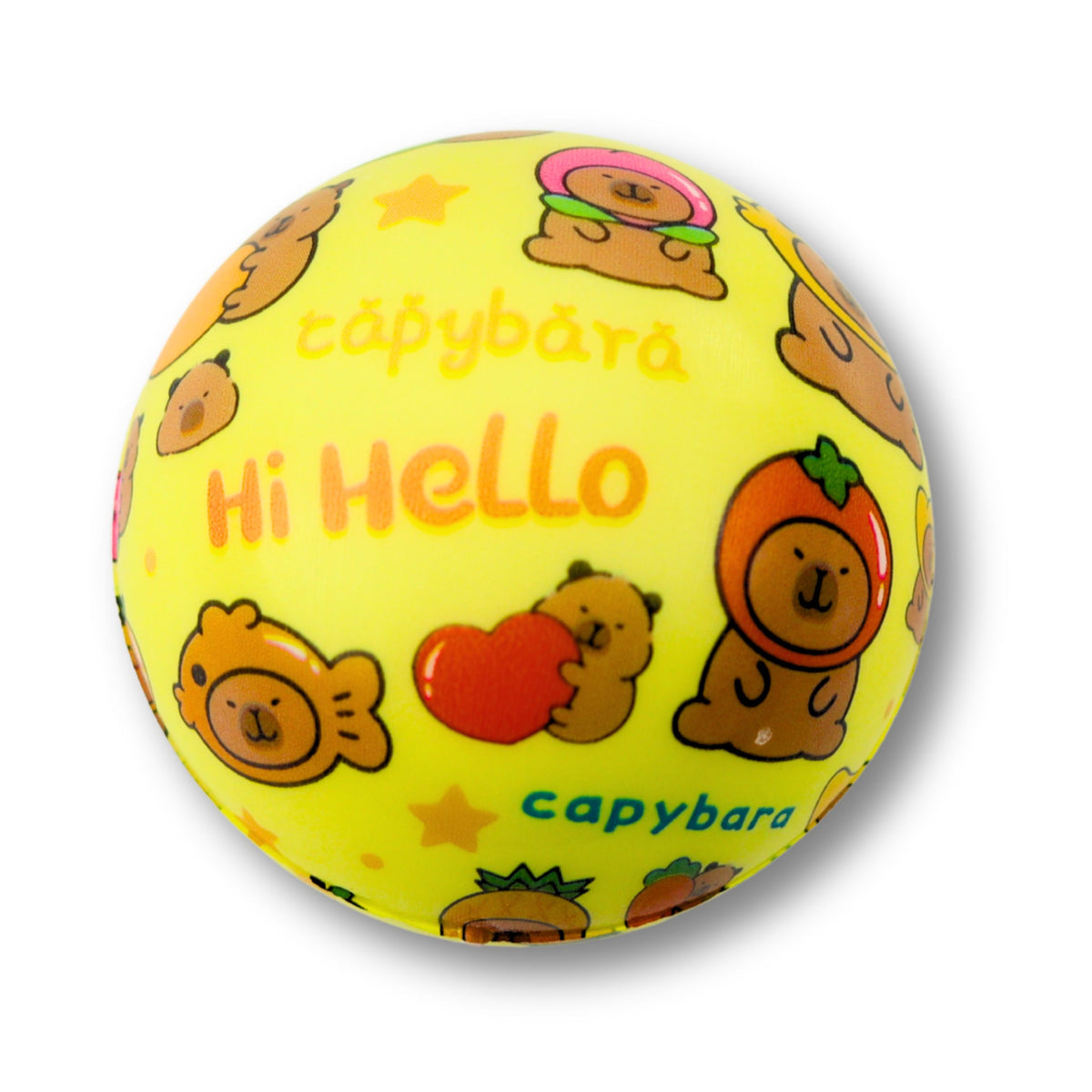 Foam Ball For Bouncing Fun Capybara 6.5 Cm