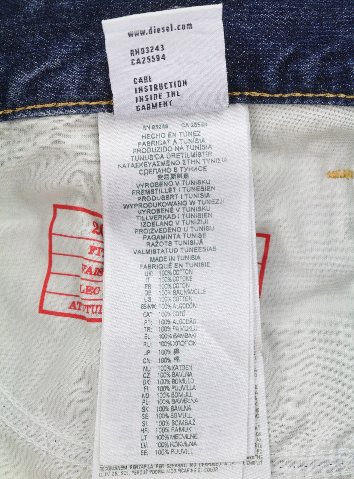Diesel 2010 D-macs 09j95 Мъжки дънкови сини Distress Loose Straight Rrp275