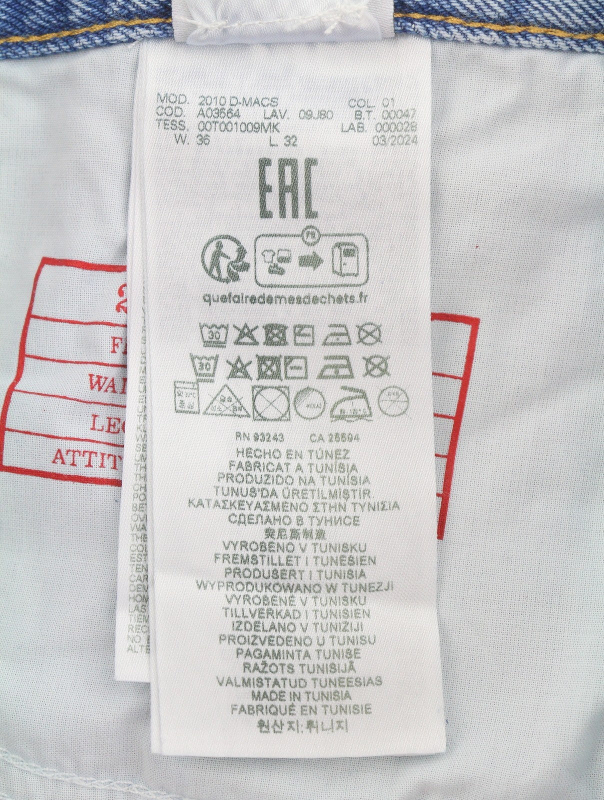 Jeans 2010 D-macs 09j80