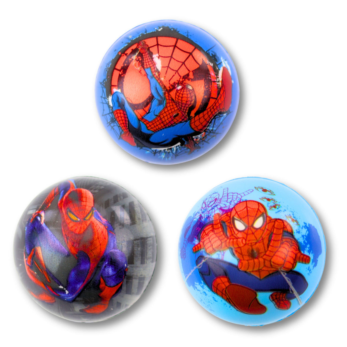 Foam Ball For Bouncing Fun Superhero Spider 6.5 Cm