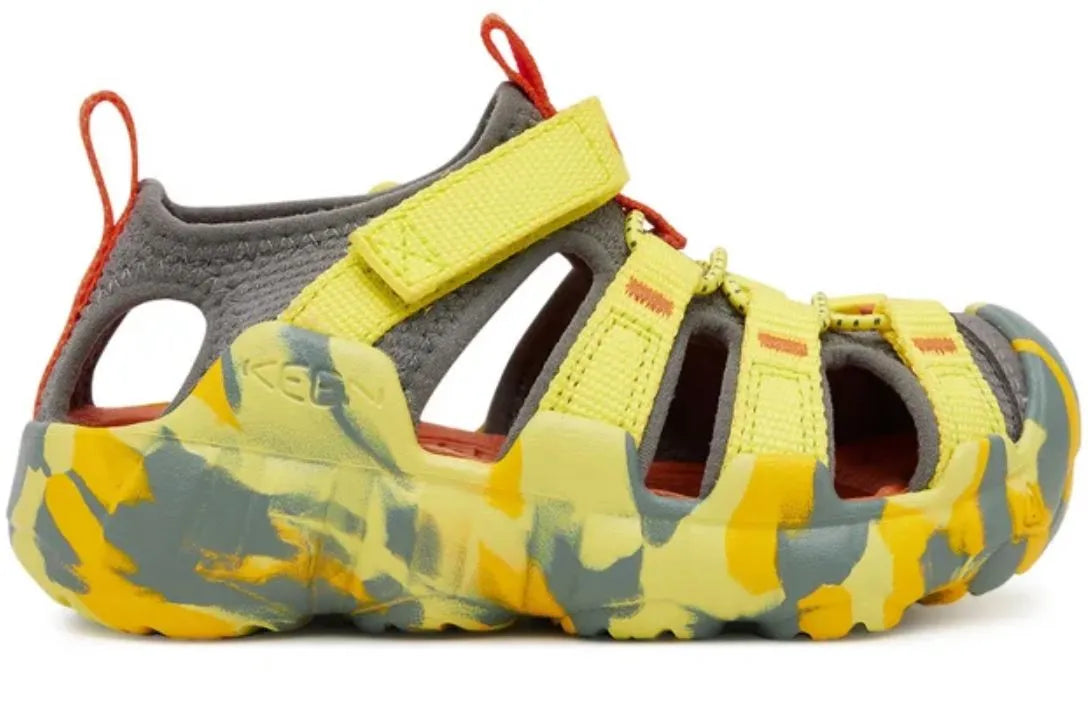 Bróga leanaí Keen jr hyperport h2 tráthnóna sabhaircín/cruach liath buí 30