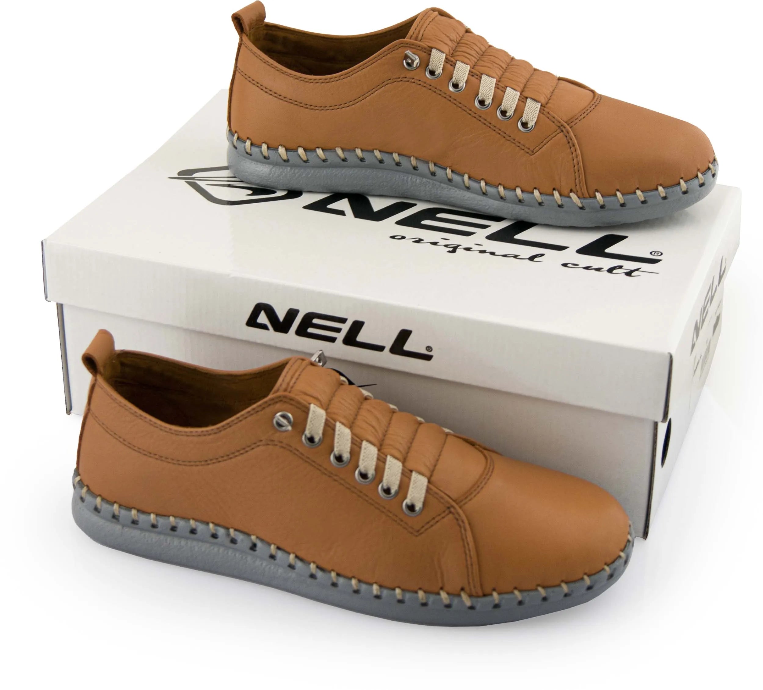 Dámské kožené boty Nell M6019 Lion Brown