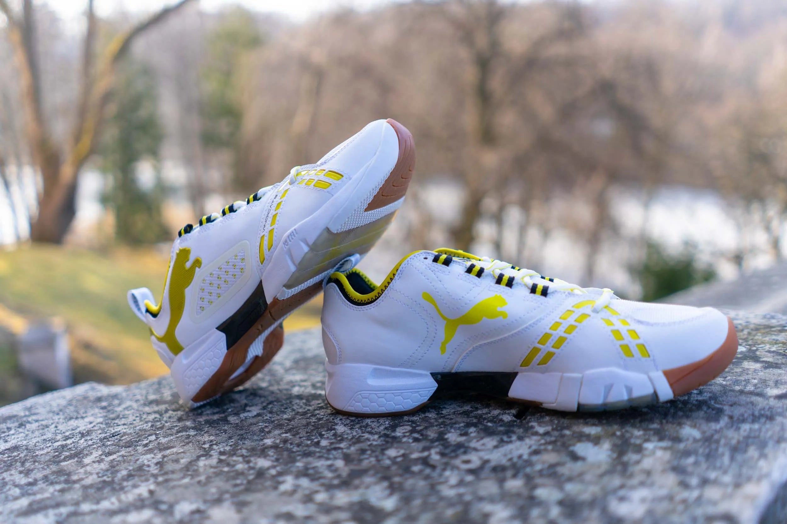 Hallenschuhe puma vindicate profi weiß 43