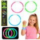 Glow In The Dark Neon Stick Fluorescent Bracelets Wristbands 3 Pcs.