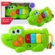 Interactive Musical Piano For Toddlers Crocodile Beads Green