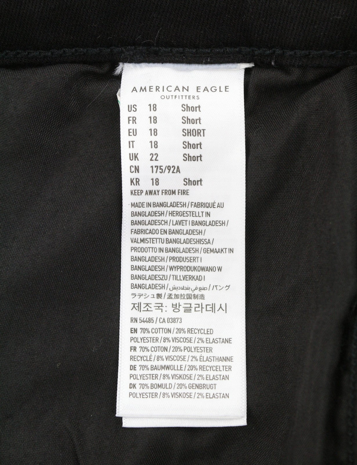 American Eagle Outfitters Jegging Always Black Women Jeansstretch Denim