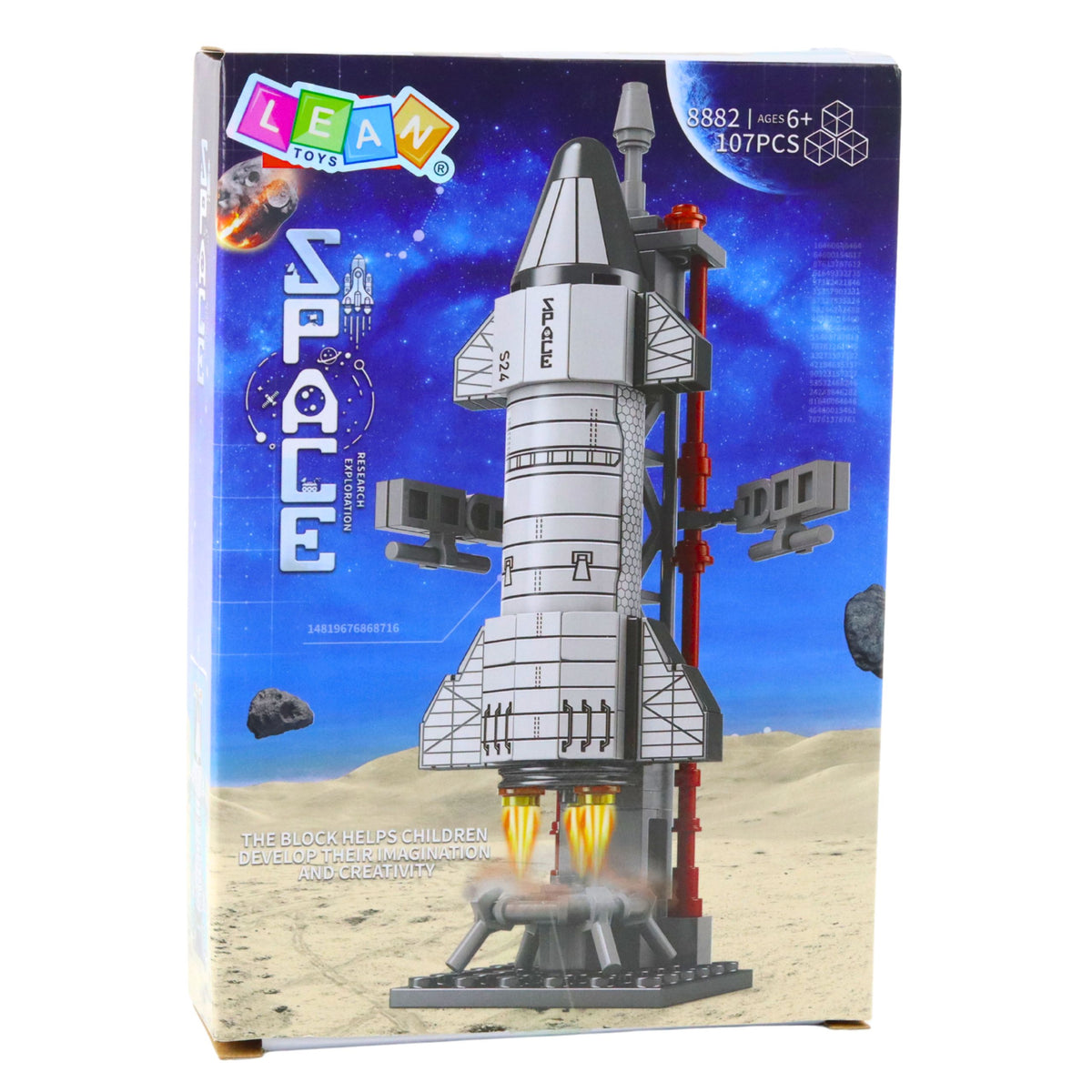 Building Blocks Space Rocket Launch Tower 107 Pcs.