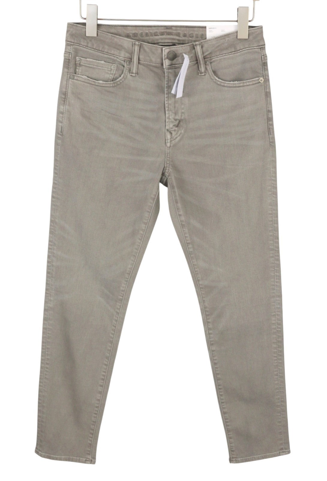 Outfitters American Eagle Skinny Ariflex+ Men Jeansgrey Fúzy vyblednuté