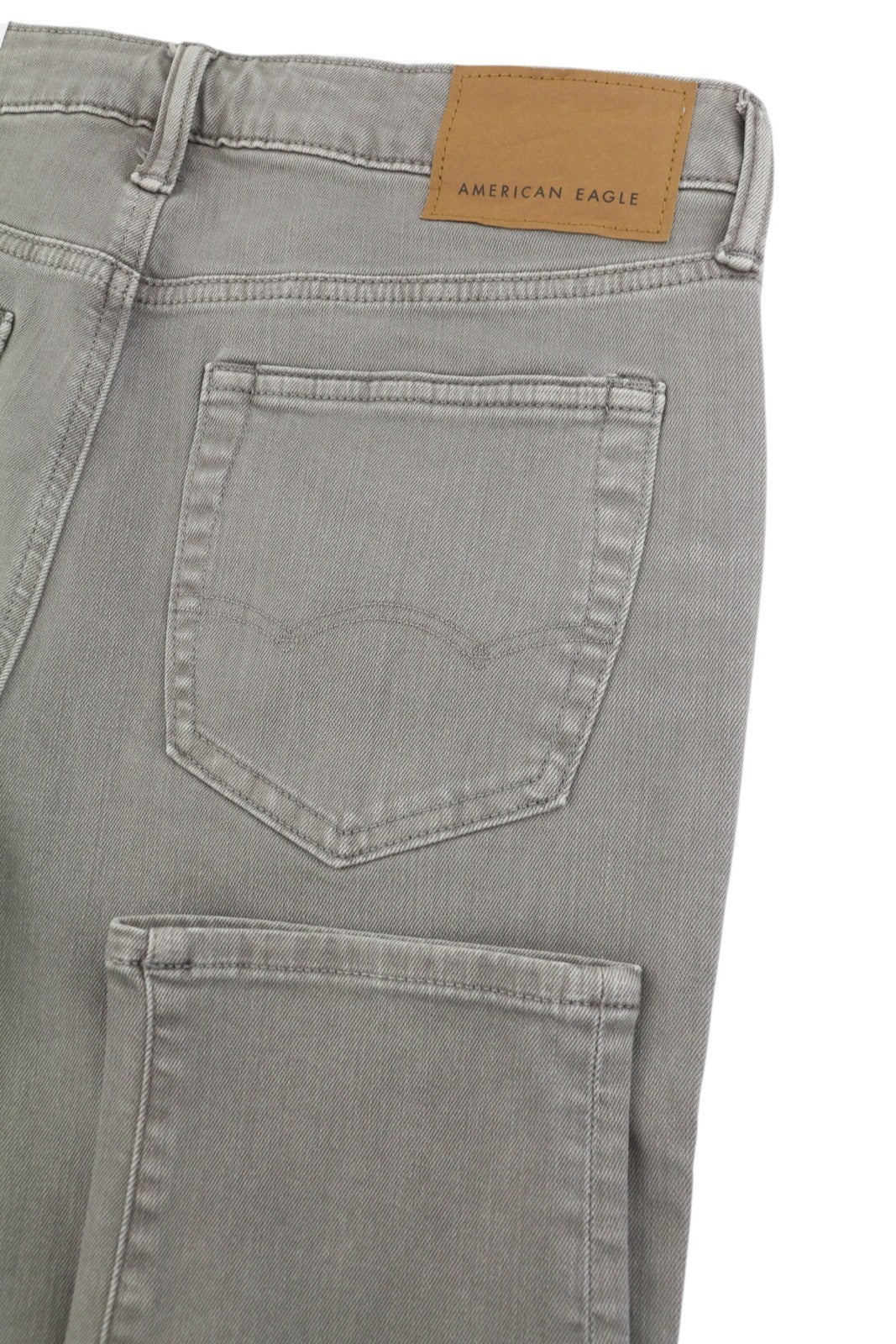 Outfitters American Eagle Skinny Ariflex+ Men Jeansgrey Fúzy vyblednuté