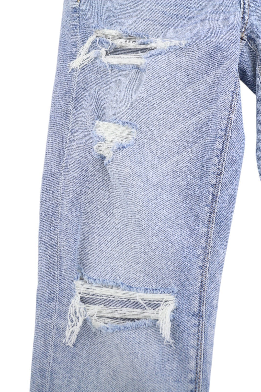 Damskie jeansy American Eagle Outfitters Tomgirl Slashed Sky Stretch