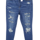 American Eagle Outfitters Temp Tech Jeggings de talle muy alto Mujer Vaquerosazul