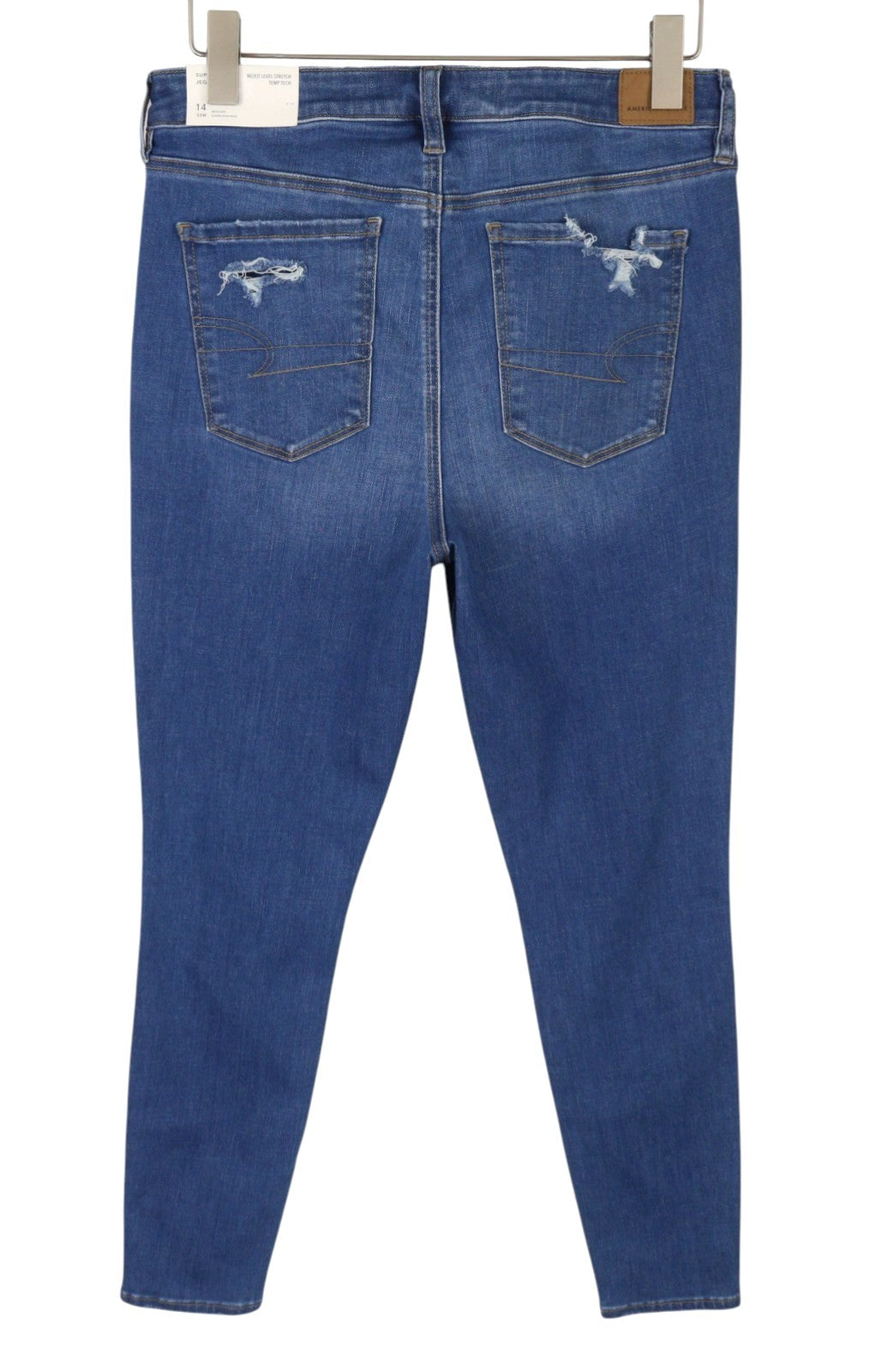 American Eagle Outfitters Temp Tech Jeggings de talle muy alto Mujer Vaquerosazul