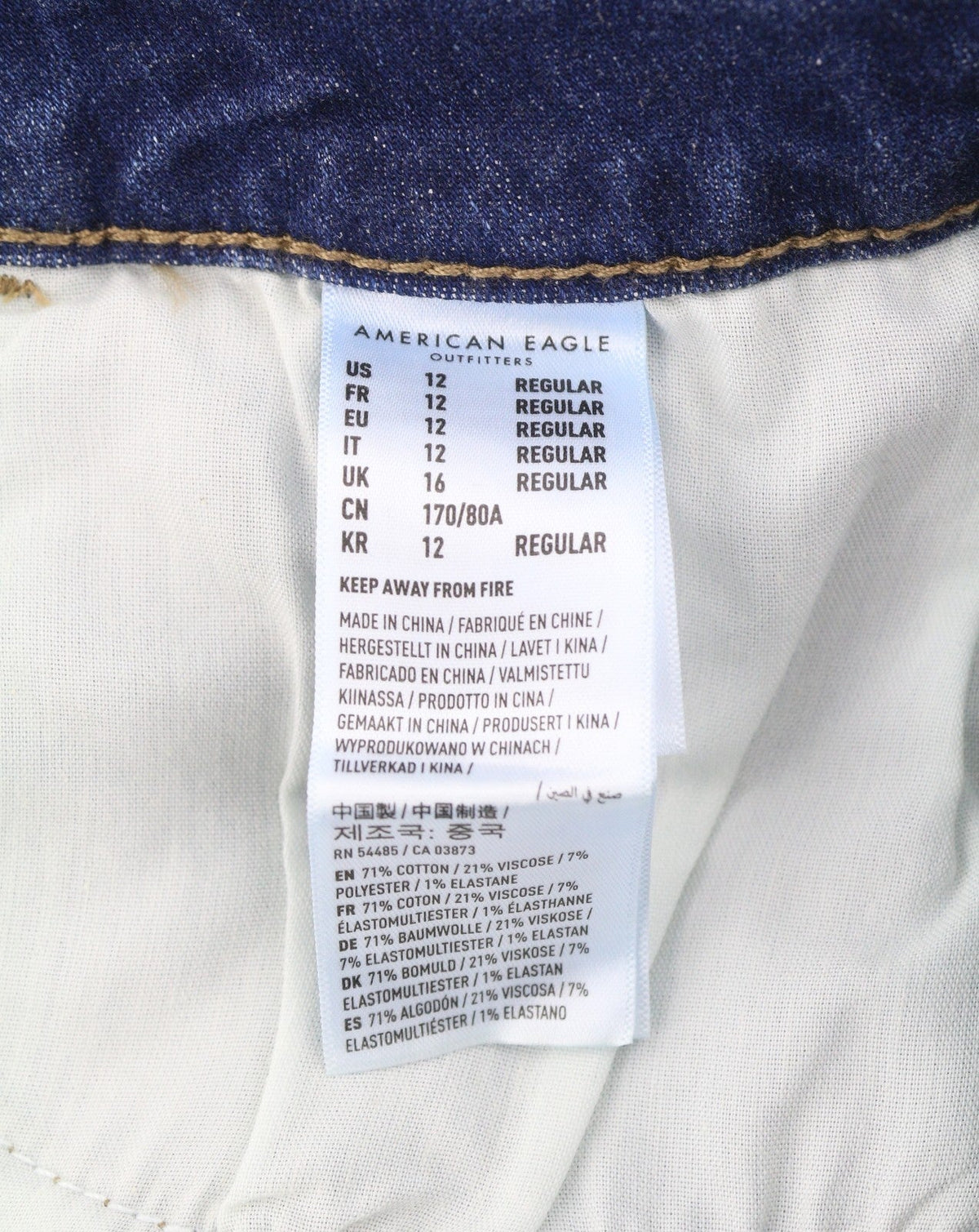 American Eagle Outfitters Jegging Authentic Dark Indigo Women Jeansrippad